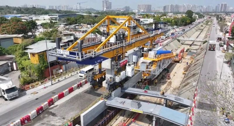 “紫荊號(hào)”U盾架管機(jī)首秀香港元朗